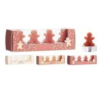 4 bougies chauffe-plat pain d'épices 3.5h 4x5cm - modèle aléatoire - générique acc700610