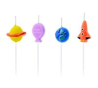 4 Bougies d'anniversaire - Space Party