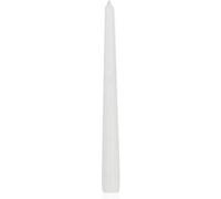 4 bougies flambeaux naturelles 25cm 10h blanc - wenzel 30-tr25023-4-uk_05 Blanc G