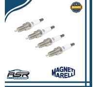 4 BOUGIES MAGNETI MARELLI ALFA MITO FIAT PANDA PUNTO 500 PUNTO EVO GPL LANCIA