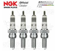 NGK Bougies d'allumage CR8EIX Iridium 4 pièces pour Yamaha FJR 1300 2003