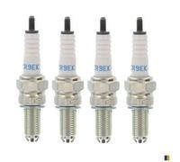 4 bougies NGK CR9EK pour Kawasaki Z750 R/ABS millésimes 2011, 2012, 2013