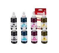 4 bouteille compatible pour EPSON 102 Multi-couleurs 127 ml 70ml avec EcoTank ET-15000 EcoTank ET-27