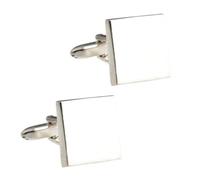 4 Boutons de manchette carrés en acier inoxydable pour hommes sont parfaits pour offrir à vos amis et à votre famille,Couleur 1,1 paire