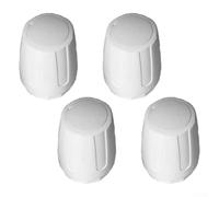 4 boutons de soupape de contrôle de température, boutons de commande blancs pour chauffage au sol