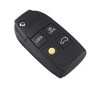 4 Boutons Lame Non coupée modifiée Voiture télécommande clé Coque Housse Fob Accessoires de Remplacement pour Volvo S40 V40 S70 C70 V70 S80