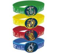 4 Bracelets élastiques Harry Potter - Multicolore Vert G