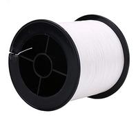 4 Brins de Lignes de pêche, 500 m PE Tressé 4 Brins Super Strong Lignes de Pêche Multi-Filament Corde de Poisson Blanc(0.6)