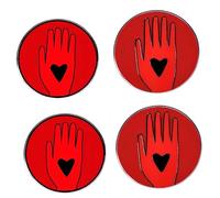 4 broches Cessez-le-feu, 2024 Stop War Prayer for Peace, broche Palestine libre et paisible, badge en alliage métallique pour vêtements, sac à dos, chapeau décoration, One size, Métal, Sans pierre