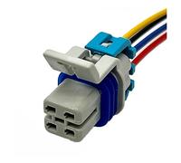 4 Broches Delphi GM LS2 O2 Pompe à Essence Prise de Carburant Faisceau de câblage Voiture connecteur électrique étanche 15326423 12176896 Compatible avec Buick (Color : 4Pin Female, Size : 1 Pc with