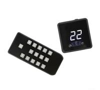 4 broches pour commande de ventilateur pwm avec télécommande, régulateur de vitesse 12 V CC pour PC, écran numérique, prend en charge le bloc d'alimentation PD/QC 60 W, connecteur de type C, noir