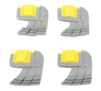 4 Brosse Cicloniche Pro Kit Ricambio Ufficiale per Pulitori MX8/MX6 R0714400 Set Premium in Plastica Rinforzata e Gomma EPDM per Piscine Fino a 12x6m