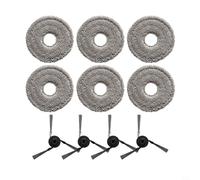 4 brosses latérales et 6 serpillères compatibles avec les aspirateurs Dreame X50s Pro Master et Matrix10 Ultra