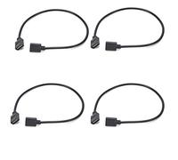 4 câbles de connexion femelle 4 broches 1 à 1 port pour LED RGB changement de couleur