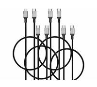 4 câbles USB-C / USB-C Power Delivery jusqu'à 100 W - 50 cm