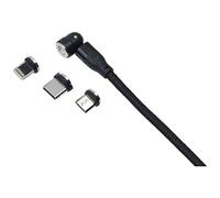 4 câbles USB LDK-105 avec connecteurs magnétiques USB-C/Micro-USB/Lightning [Callstel]
