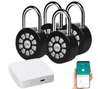 4 cadenas connectés et intelligents à code avec passerelle réseau [Xcase]