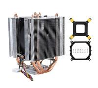 4 Caloduc CPU Dissipateur De Chaleur en Alliage D'aluminium Double Tour Dissipateur De Chaleur pour LGA2011 1366 11501151 1155 1156 Kit De Refroidissement De Plate-Forme