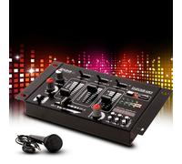 4 Canal Dj Mixer Microphone Fête Equipment Audio Son Effet Mixer USB MP3