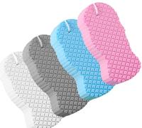 4 capsules Magic Exfoliating Bath Sponge, Magic Exfoliating Bath Sponge, Body dead skin Remover & Massager, Épongé claircissante, brosse de douche Exfoliante douce pour enfants et adultes