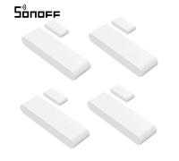 4 capteurs de porte/fenêtre SONOFF SNZB-04PR2 SenseGuard DW Gen2 Zigbee, sécurité active avec alertes de manipulation, surveillance via l'application ZBBridge-P