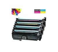 4 Cartouche compatible pour HP 500 Color M551DN pour CE400X-CE403A