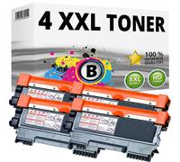 4 cartouche toner Compatible brother DCP-7055w 7057 HL-2130 2132e 2135w Fax 2840