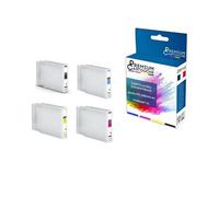 - 4 Cartouches compatible pour EPSON T04A1 T04A2 T04A3 T04A4 multi-couleurs WF C8190, WF C8190D3TWC, WF C8190DTW