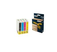 QUALITONER - 4 Cartouches compatible pour EPSON T29 XL T29XL Noir + Cyan + Magenta + Jaune (Fraise) pour Epson Expression Home XP-235 XP-240 Series XP