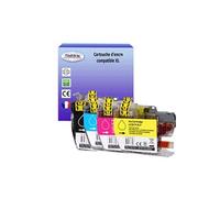 4 cartouches compatibles LC3219XLBkCMY Brother MFC-J5330DW (Noir+Couleur) -