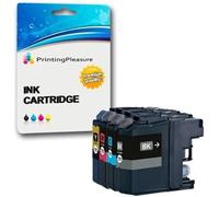 4 Cartouches d'encre compatibles pour Brother DCP-J4110DW MFC-J4410DW MFC-J4510DW MFC-J4610DW MFC-J470DW MFC-J4710DW MFC-J6520DW MFC-J650DW MFC-J6920DW MFC-J870DW DCP-J152W - LC123XL LC-127XL LC-125XL