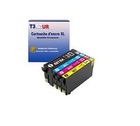 - 4 Cartouches d'encre génériques Epson WorkForce Pro WF-4745, WF-4745DTWF, 407XL