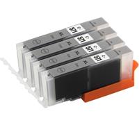 4 Cartouches d'encre Gris pour remplacer Canon CLI-571GY Compatible/Non-OEM pour PIXMA Imprimantes, Haute capacité (XL), C-571GY-4