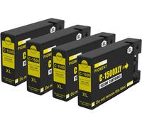 4 Cartouches D'Encre Jaune Pour Remplacer Pgi-1500Xly Compatible/Non-Oem Pour Pixma Imprimantes[ENC945694]