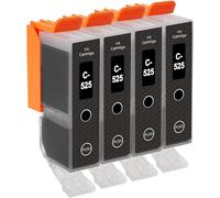 4 Cartouches d'encre Noire pour remplacer PGI-525Bk Compatible/Non-OEM pour PIXMA Imprimantes