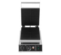 4 cellules gaufrier Waffle Maker Nonstick acier inoxydable Double poêle chauffante Peut ajouter du chocolat, des bonbons et autres décorations