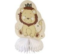 HOBI Tendances Fêtes - 4 CENTRES DE Table Papier Lion 14.5X10.5CM