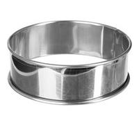 JJA Cercles à tartelettes 136069 inox 9 cm Lot de 4