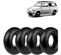 4 Chambres à Air 125/135-12 Valve en Caoutchouc TR13 Compatible Pneu Fiat 500 EPOCA 126 APE