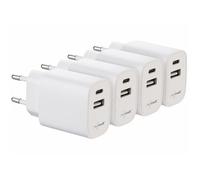 4 chargeurs secteur USB-A / USB-C 17 W