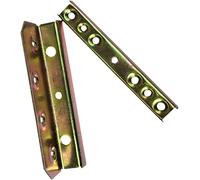 4 charnières de support de lit en métal lourd de 12,7 cm, connecteur de planche en bois, pour lit, quincaillerie matériel d'angle fixe pour meubles (couleur : A, taille : A)
