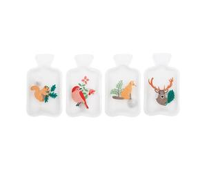 4 chaufferettes à main animaux des bois