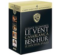 4 chefs-d'oeuvre intemporels : Autant en emporte le vent + Casablanca + Ben-Hur + Docteur Jivago [Pack]
