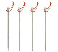 4 Chevilles de Camping en Alliage Ti Anti-Rouille Durables(25cm)