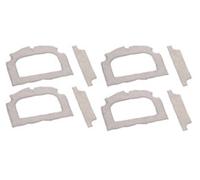 4 chiffons en microfibre pour robot lave-vitres PR-050 Sichler Haushaltsgeräte