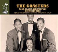 THE COASTERS - 4 CLASSIC ALBUMS PLUS 4 CD BOX-SET NEUF