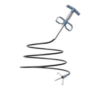 4 Claw Drain Unclogger Tool - Bendable Spiral Hair Grab Cleaner Device, Pipe Blockage Extraction Item, Flexible Sewer Line Maintenance Accessory Tool | Effective Drain Clearing Solution Kit Bathroom