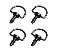 4 Clips D-Ring Acier 14.9mm Fixation 4 Clips D-Ring Acier 14.9mm