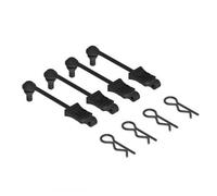 4 Clips De Carrosserie 1/10 Médium Noirs Arrma Ar390165-Arrma