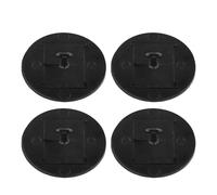 4 clips pour tapis de sol et 4 tapis de sol en tissu plastique adaptés pour un usage quotidien, ce qui les rend robustes et durables, polyvalents pour les propriétaires de voitures